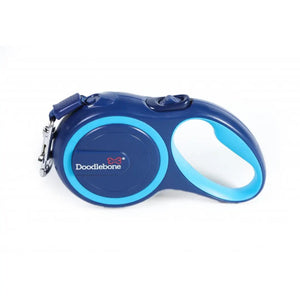 5m Blue Retractable Dog Lead | Doodlebone-Pawfecthome