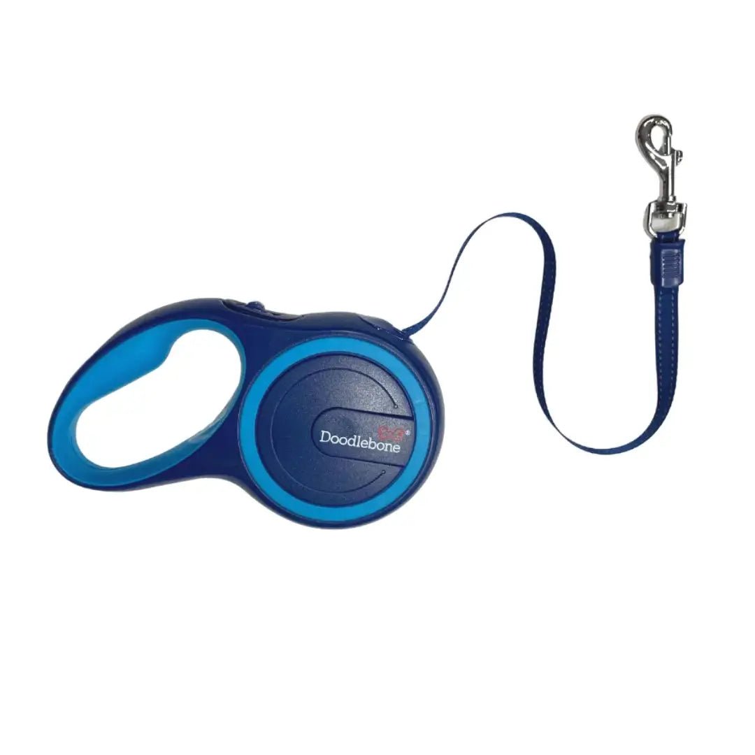 5m Blue Retractable Dog Lead | Doodlebone-Pawfecthome