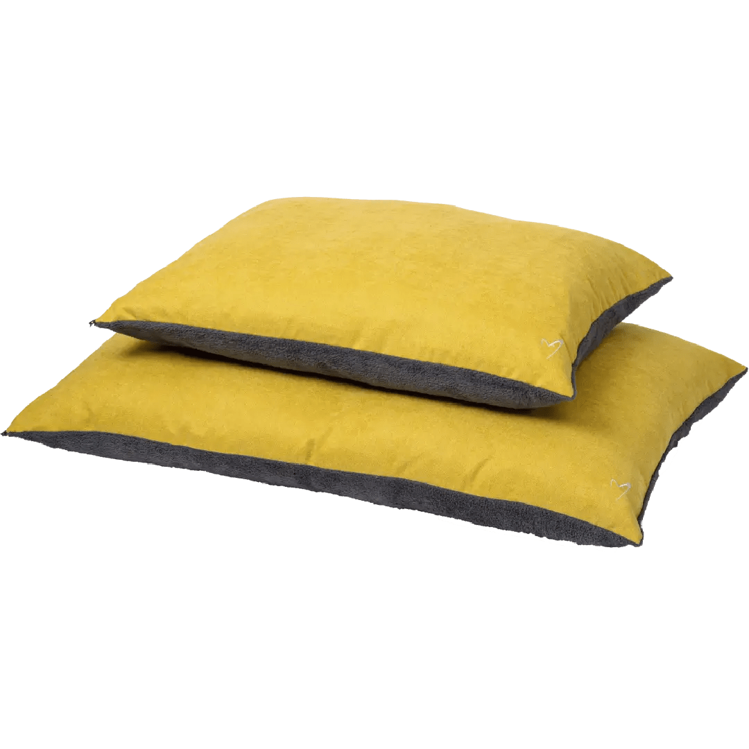 dog pillow bed - Mustard