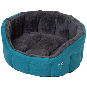 High Sided Dog Bed Teal