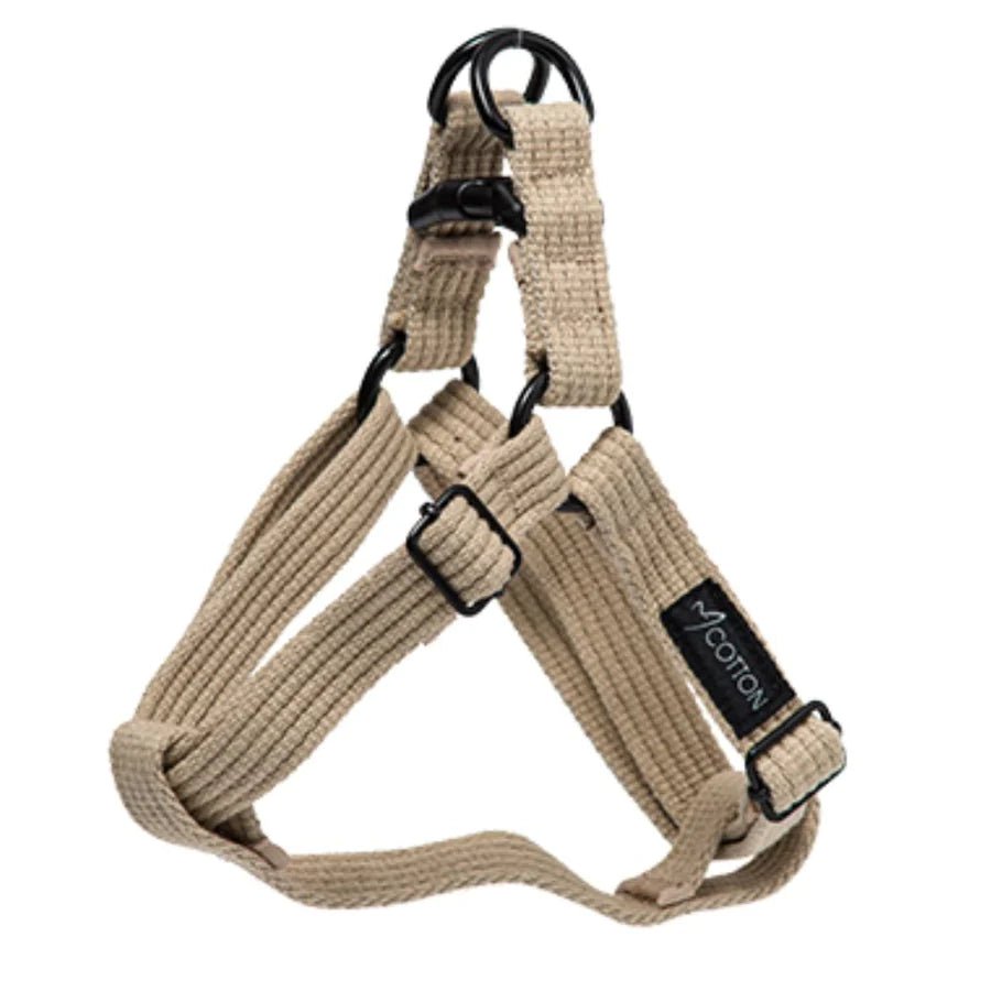 Soft Puppy and Dog Harness - Comfortable and Secure Fit - Beige