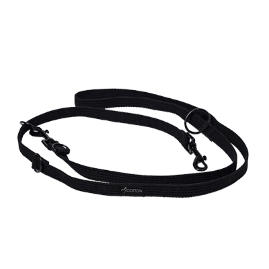 Double-Ended Training Lead for Puppy and Dog Training - Black