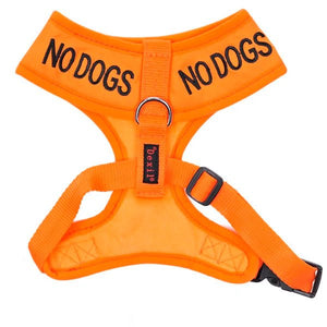 Embroidered "No Dogs" Orange Dog Vest - Pawfecthome