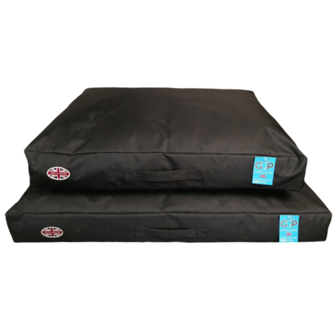 Waterproof Outdoor Dog Bed - Durable Exterior Dog Mattress -black